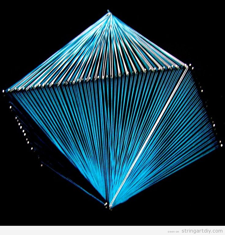 Octahedron String Art String Art Diystring Art Diy