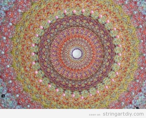 Mandala String Art DIY