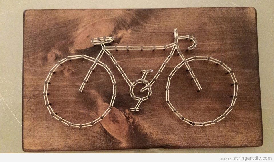 Bicycle String Art 
