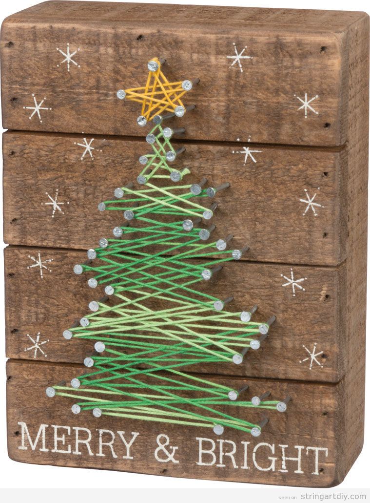 String Art DIY Christmas Tree