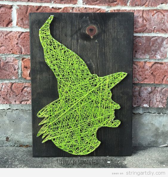 Witch of Oz String Art