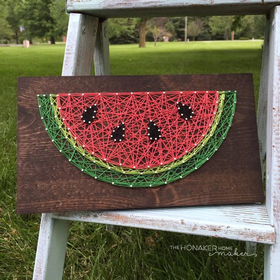 Watermelon String Art