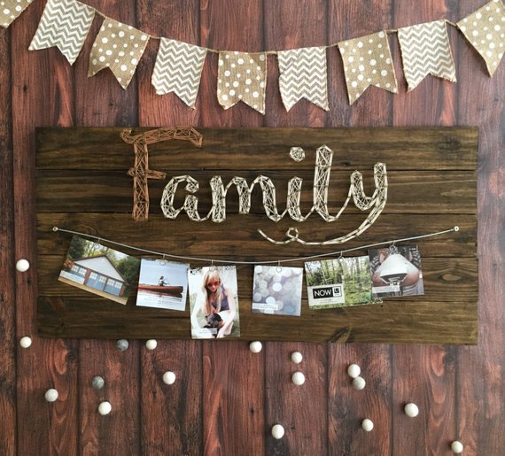 Family String Art Ideas - String Art DIYString Art DIY