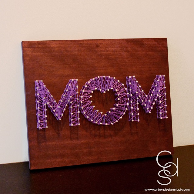 Create With Mom: Geometric Designs with String Art