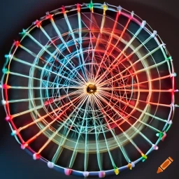 Casino Wheel String Art